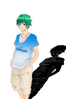 轻松少年的背影漫画风格冷色调倡导深入关心孩子，拒绝软暴力