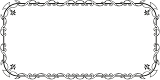 欧式复古线条边框花纹AI矢量LOGO角框花边分割线设计PSD卡片素材