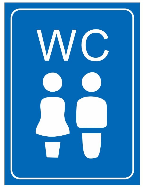 矢量卫生间导视牌