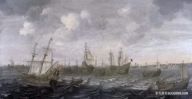 海景帆船高清油画风景画 海景帆船高清油画风景画