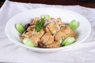 鲜汤煨豆泡      18元