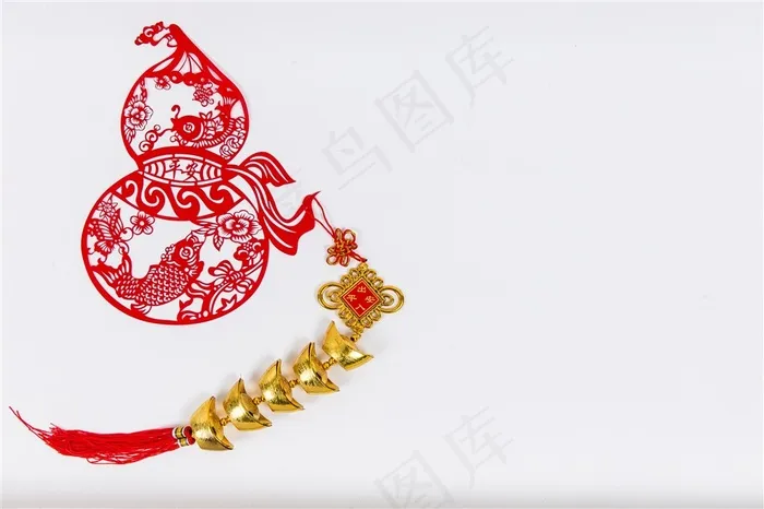 精美葫芦剪纸图片