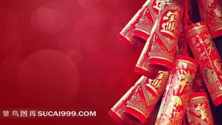 春节鞭炮新年喜庆节日素材