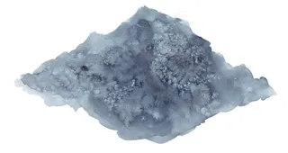 墨蓝色菱形水墨晕染高清图片