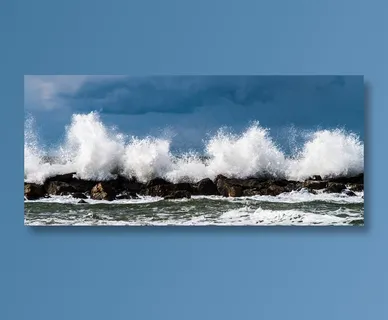 高清大海波浪图