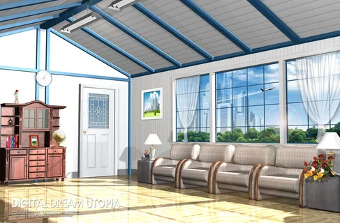 室内沙发装修布置PSD素材