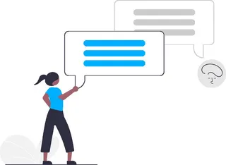 2.5d对话窗口插画小图标素材