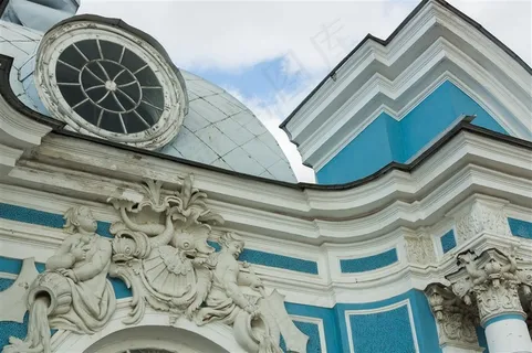叶卡捷琳娜宫欧式建筑雕塑