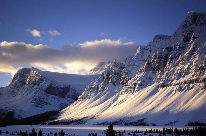 冬天自然背景风景
