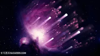 星空中的流星风景图片