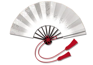 中国古风元素扇子