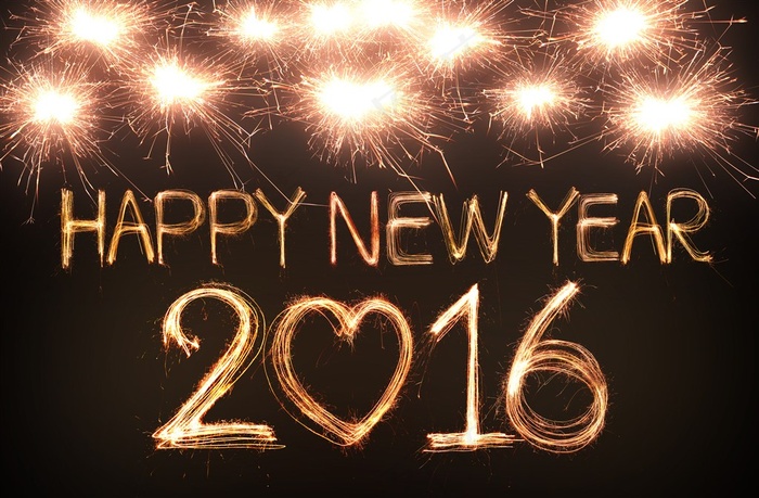 精美2016新年字体设计图