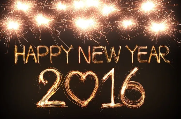 精美2016新年字体设计图