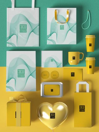 包装智能贴图样机VI效果PSD素材