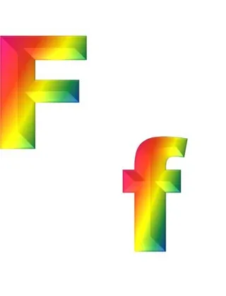 字母F PNG免抠