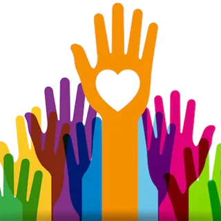 守望相助卡通手简笔彩色少儿兴趣班