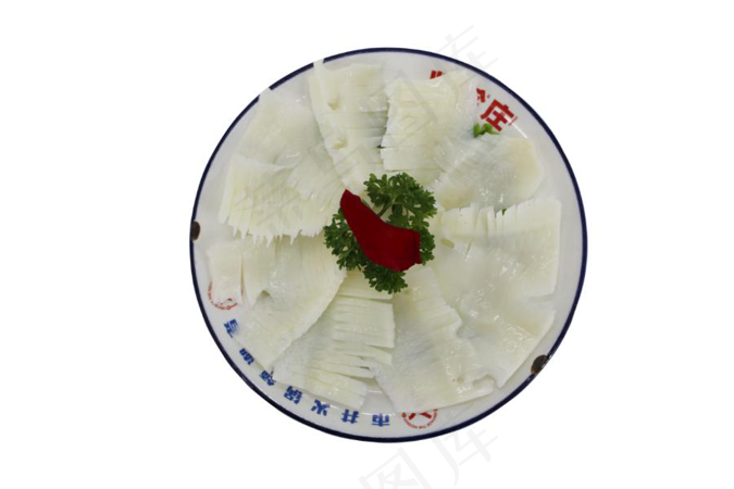 魔芋盘子菜品图 