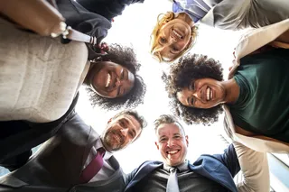 高清团队合作人物