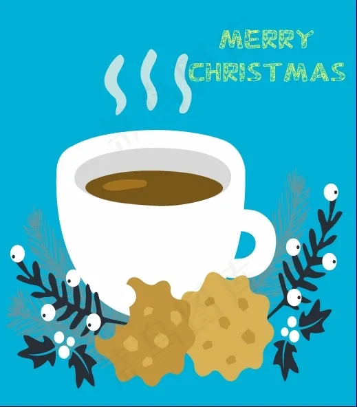 圣诞节素材ai矢量模版下载