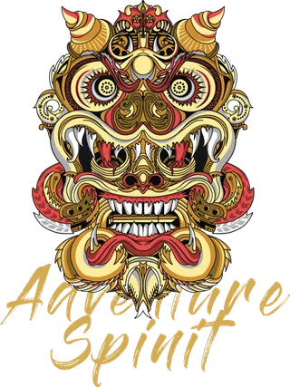 国潮醒狮中国风AI矢量卫衣T恤烫画印花手机壳图案PNG高清免抠素材