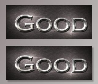 银色金属立体字