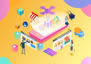 商务2.5D未来科技商务素材