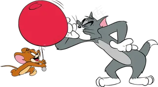 彩色动漫猫和老鼠图片