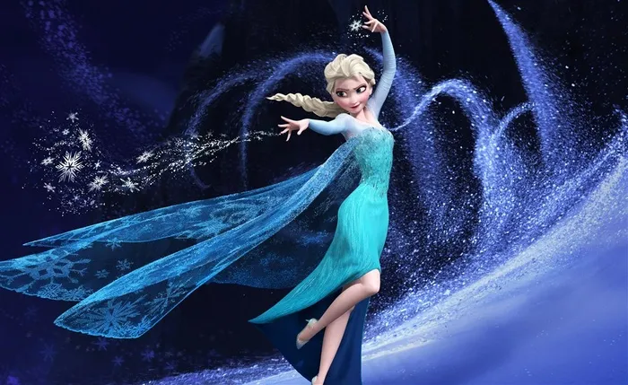 唯美冰雪女王高清电影海报