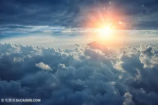 唯美蓝天白云云海高清风景图片