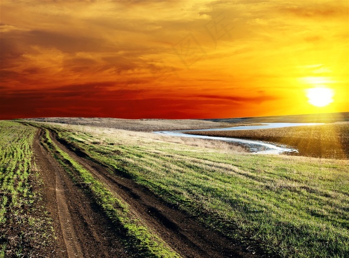 日出日落云海jpg素材