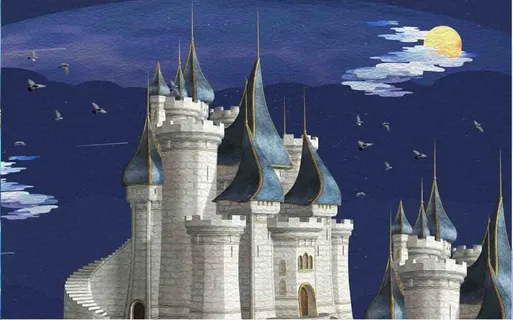 卡通儿童房背景墙