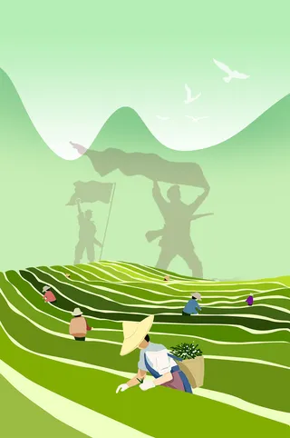 茶山采茶革命老区茶叶