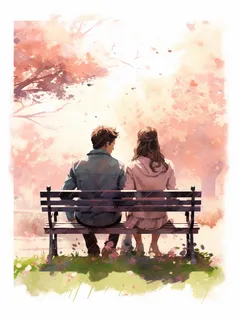 520情侣浪漫时刻主题插画