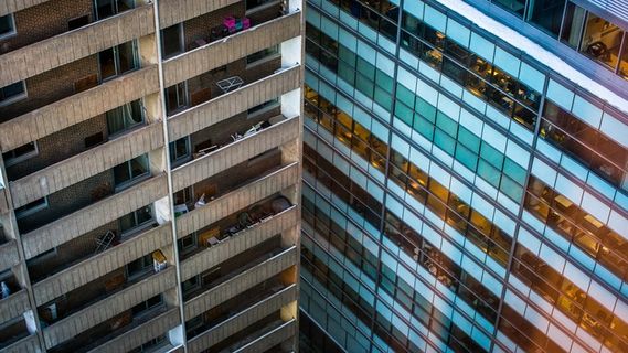 现代城市建筑背景