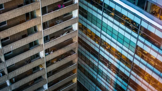 现代城市建筑背景