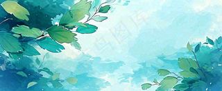 夏天湖面落叶荷花荷叶水面仰视，夏至小暑大暑