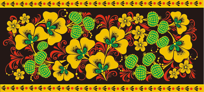 中式传统植物纹样