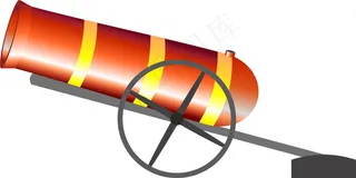 卡通礼炮车图片