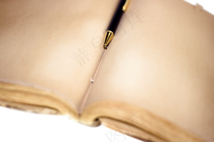 土黄色笔记本图片下载