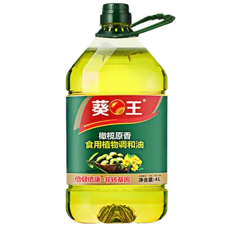 葵王橄榄调和油4升超市商品白底图免抠实物摄影png格式图片透明底