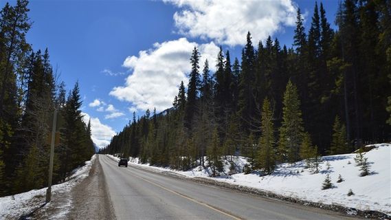 加拿大班夫国家公园风景高清摄影图