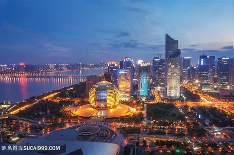 夜色杭州城景点景色 夜色杭州城景点景色