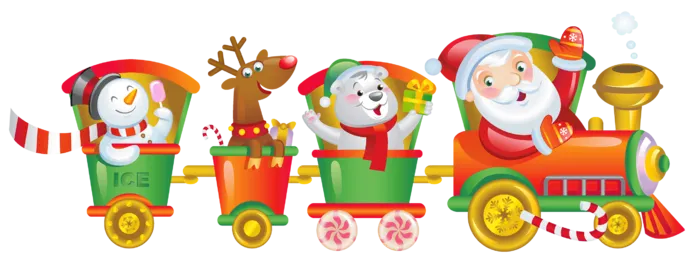 圣诞老人开火车