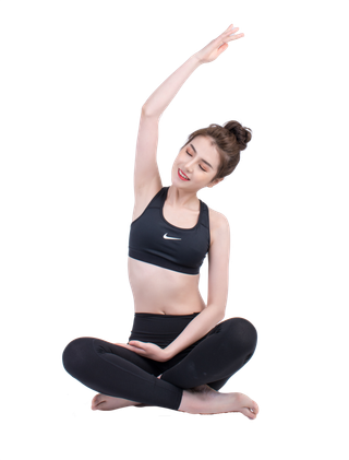 瑜伽人物免扣png