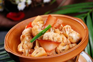 干锅美食焖锅湘菜麻辣香辣纸锅干锅花菜