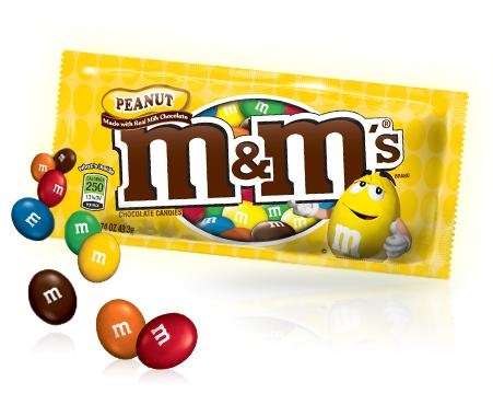 M&M 巧克力豆 PNG免抠(451x370)
