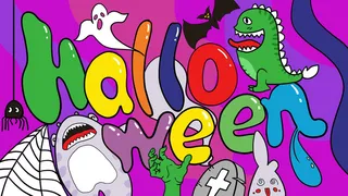 卡通涂鸦街头彩色墙绘壁纸插画儿童创意嘻哈漫画图集PSD素材