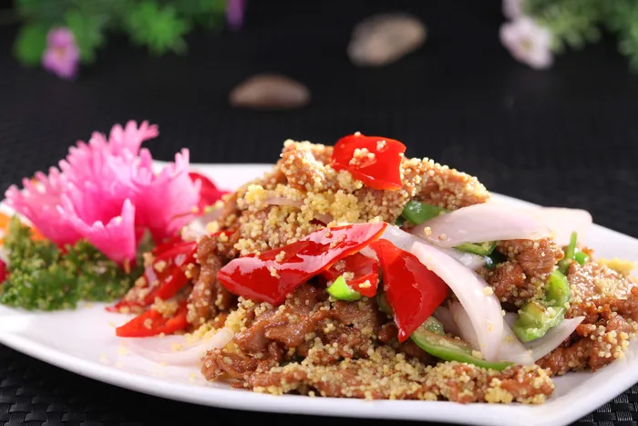 R02487小米炒牛肉