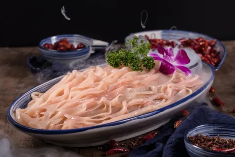 火锅菜品配菜鸭肠鹅肠鸡肠