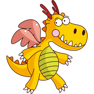 卡通恐龙生日宝宝宴派对素材恐龙派对免扣素材